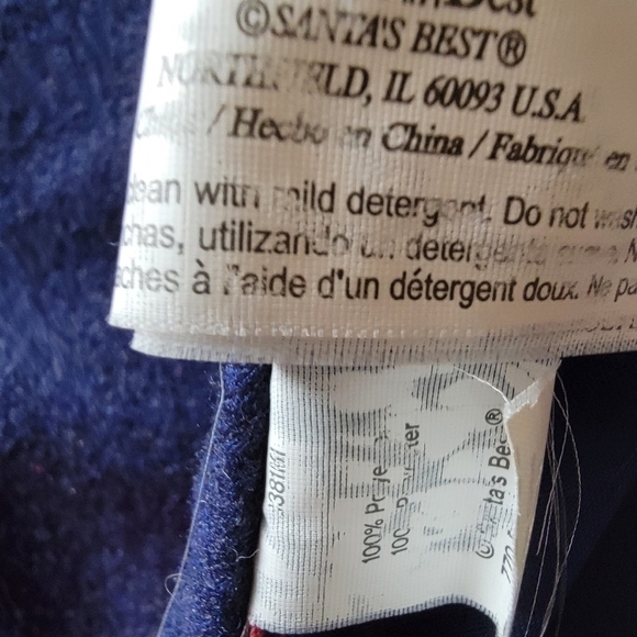 Snowman  Vintage Santa's Best Christmas Tree Skirt Snow - Picture 3 of 5